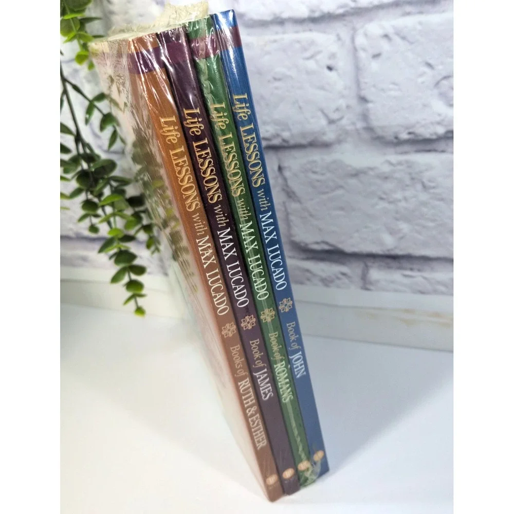 SEALED LOT 4🚨LIFE LESSONS Max Lucado Bible Study Series John Romans James Ruth+